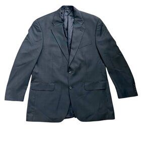 Ralph Lauren 44 Tall Navy Wool CashmereBlazer Sport Coat 2 Button